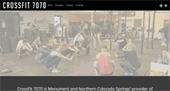 Desktop Screenshot of crossfit7070.com