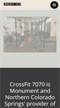 Mobile Screenshot of crossfit7070.com